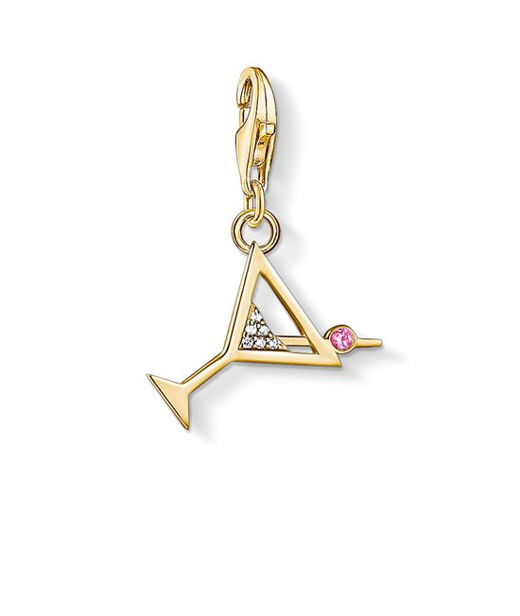 Silverberlock Martiniglas gold cz