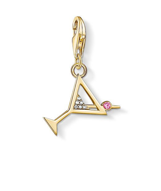 Silverberlock Martiniglas gold cz