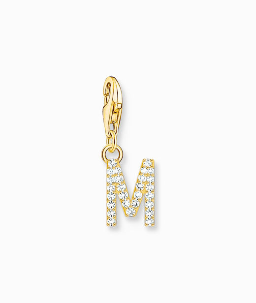 Silverberlock Letter M cz fg