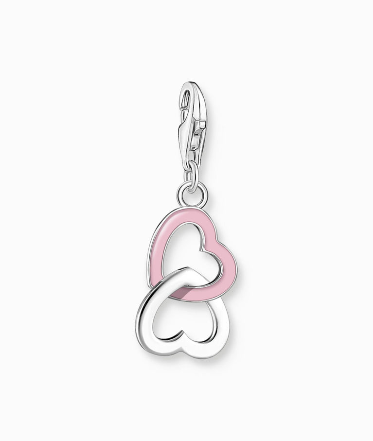 Silverberlock Double Heart Pink