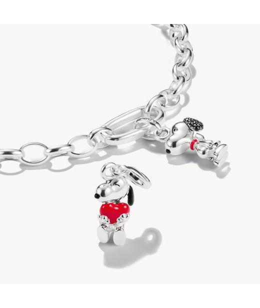Silverhänge Snoopy & Hjärta