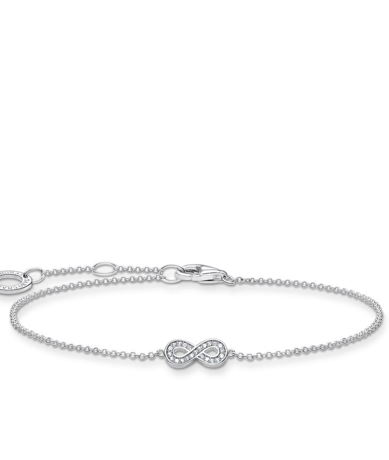 Silverarmband Infinity cz
