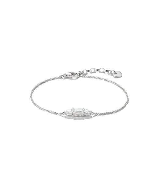 Silverarmband Sparkling Zirconia Stones Bold Elegance