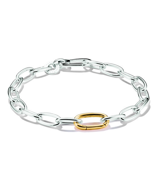 Silverarmband Connect Link Bic