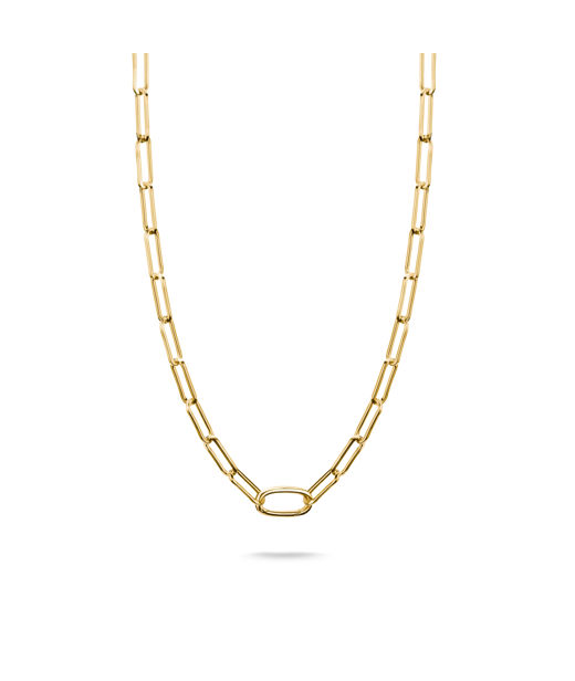 Silverhalsband Connect Paperclip fg