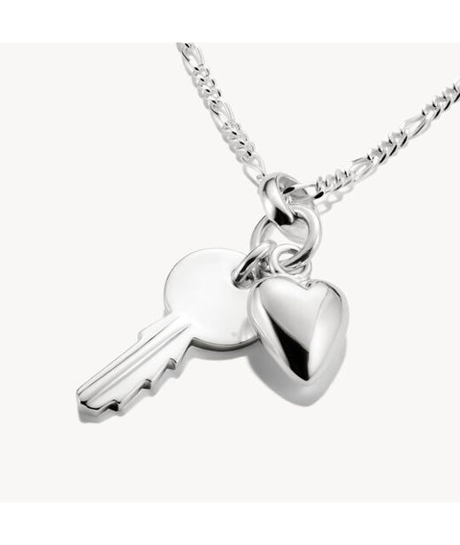 Silverberlock Key With Heart Connect