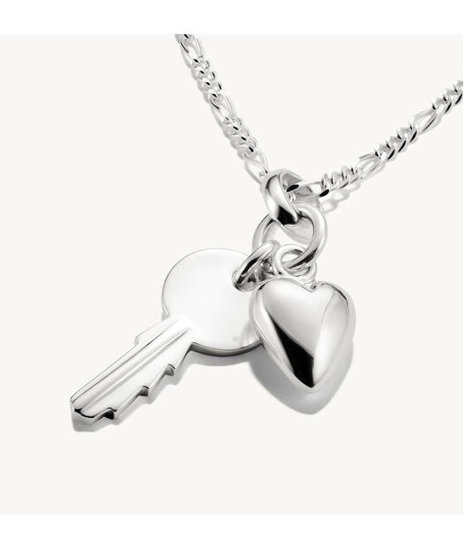 Silverberlock Key With Heart Connect