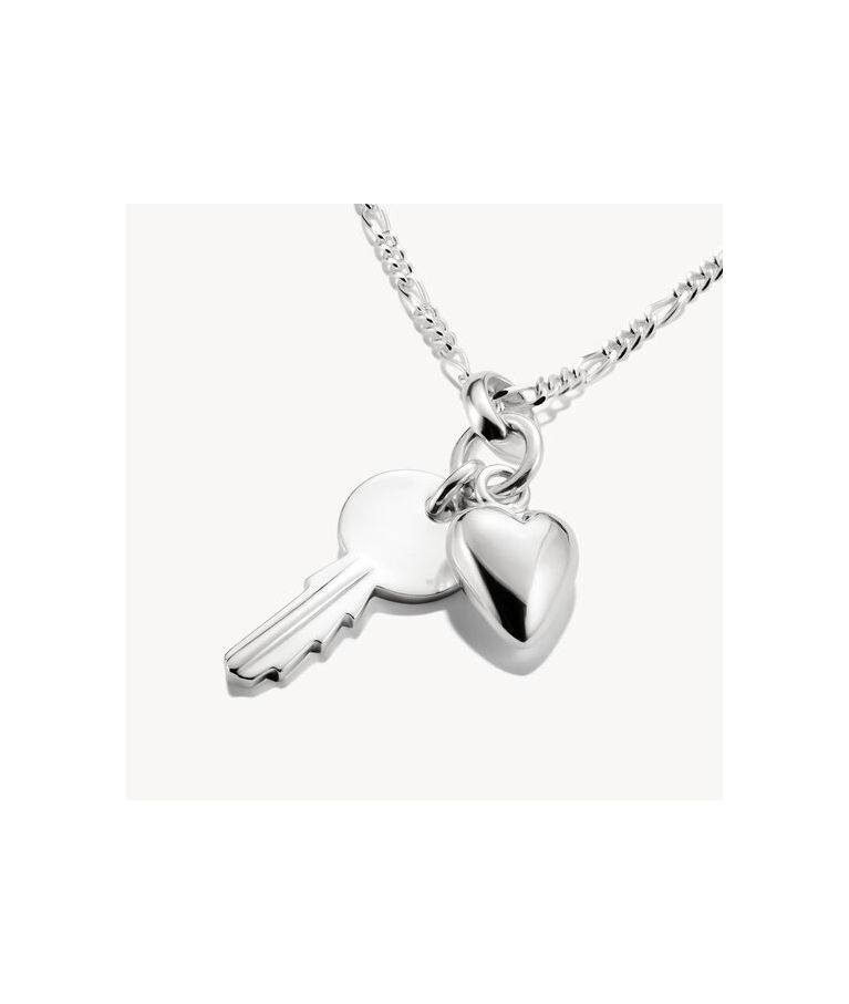 Silverberlock Key With Heart Connect