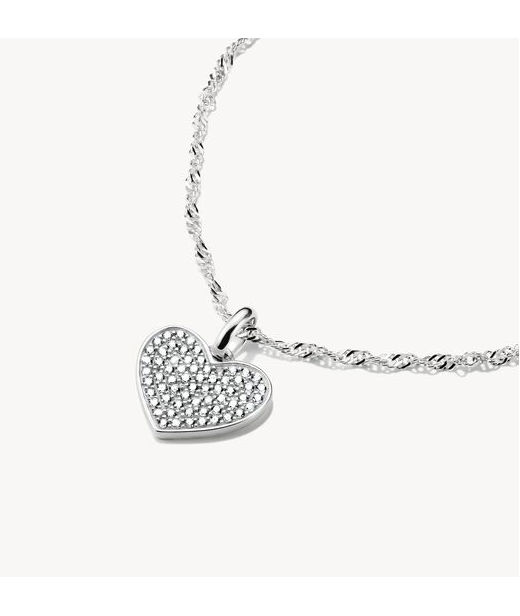 Silverberlock Pavé-Heart Connect