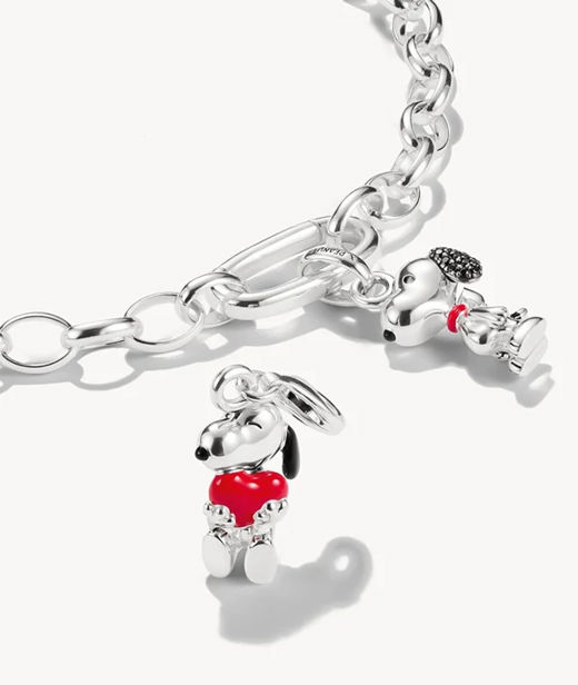 Silverberlock Snoopy Pavé PEANUTS Connect