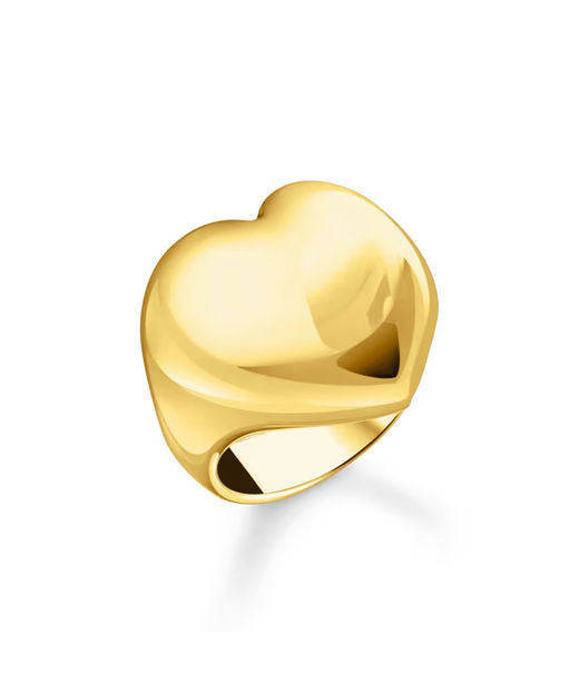 Silverring Big Heart fg. SIZE 56