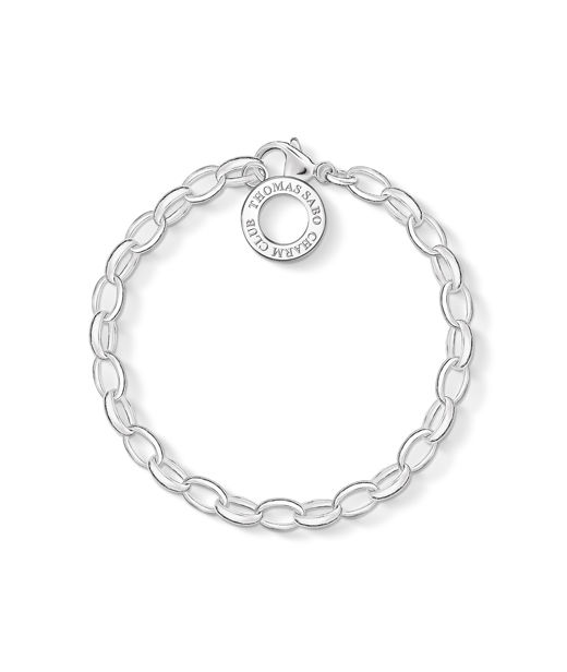 Silverarmband Charm Carrier 16cm