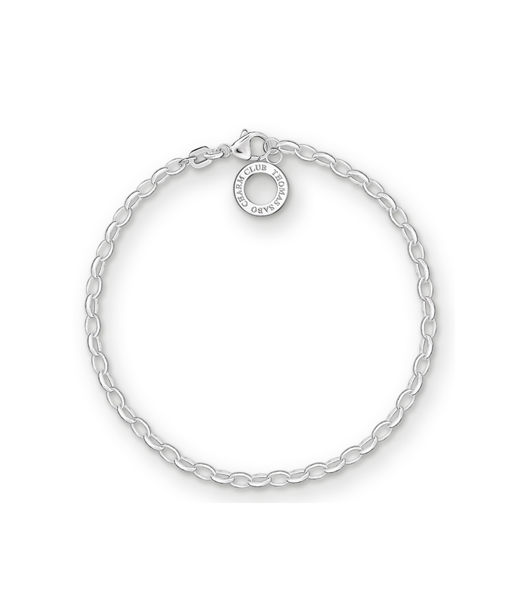 Silverarmband Charm Carrier 15,5cm.