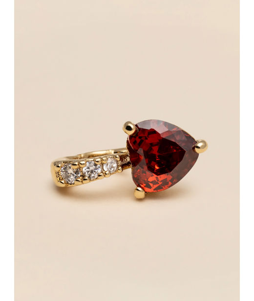 Mässinghänge Venus Garnet gold