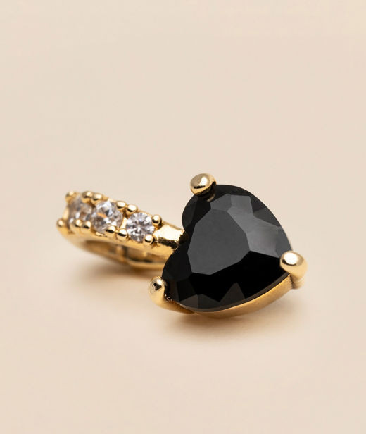 Mässinghänge Venus Noir/Champagne gold