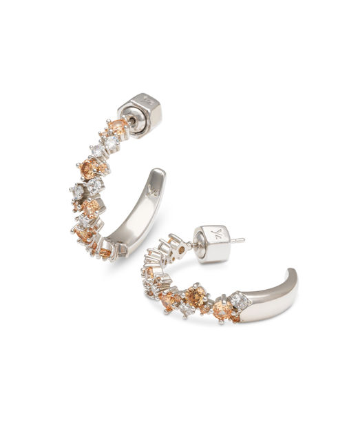 Mässingörhänge Meadow Avantgarde Light Champagne silver