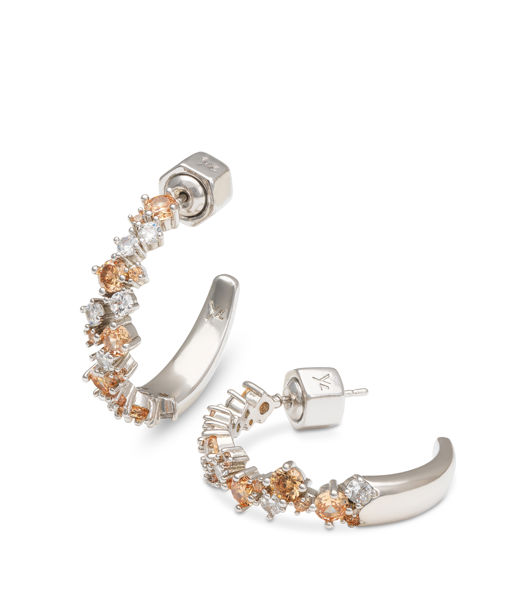 Mässingörhänge Meadow Avantgarde Light Champagne silver