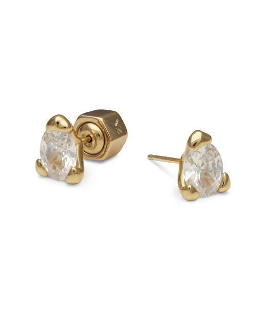 Silverörhängen Embla Studs Crystal fg