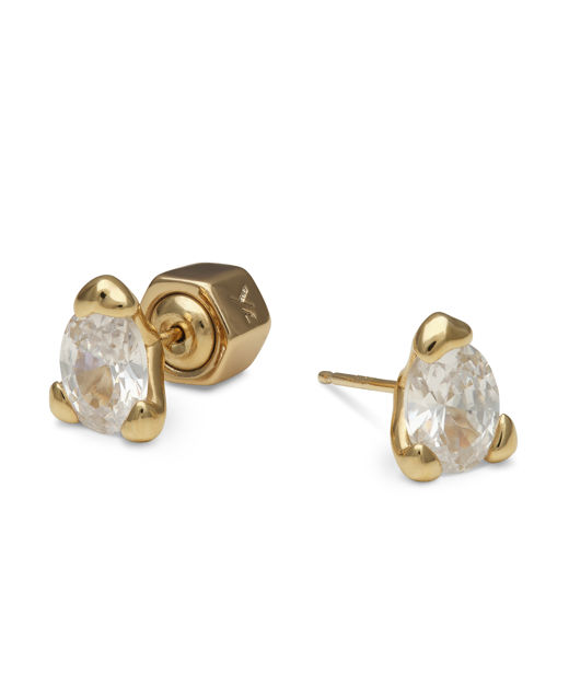 Silverörhängen Embla Studs Crystal fg