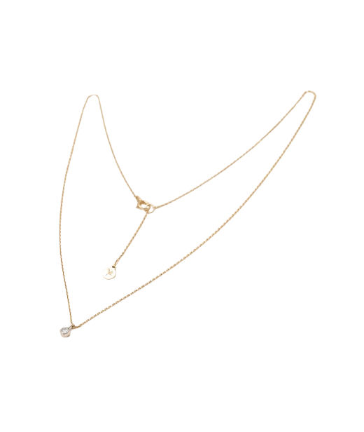 Silverhalsband Essential Diamond 0,13ct LAB