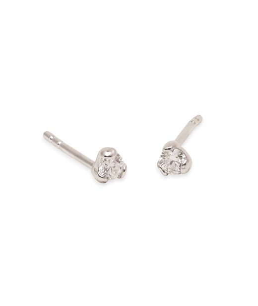 Silverörhänge Signature Stud 2,9mm 0,18ct LAB