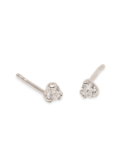 Silverörhänge Signature Stud 2,9mm 0,18ct LAB