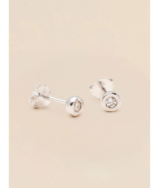 Silverörhänge Essential Diamond Stud 0,26ct LAB