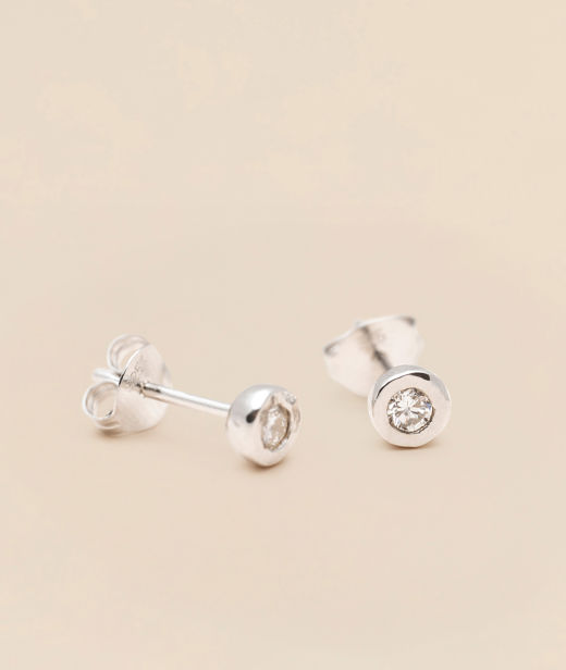 Silverörhänge Essential Diamond Stud 0,26ct LAB