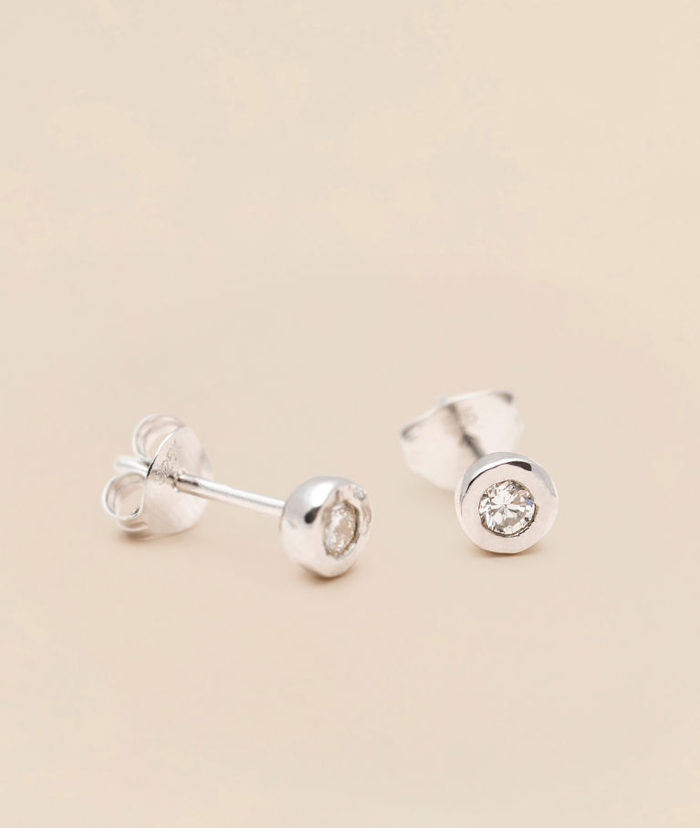Silverörhänge Essential Diamond Stud 0,26ct LAB